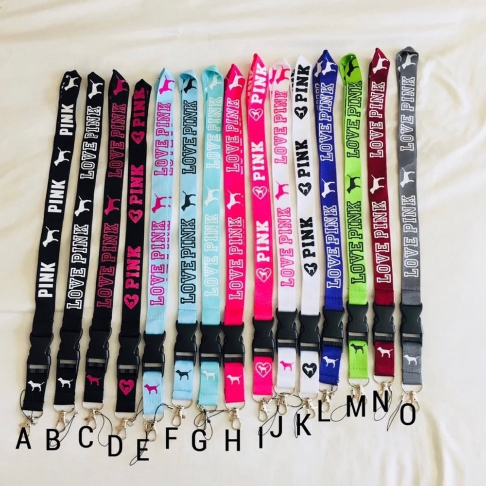 LOVE PINK lanyard 💙